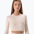 Longsleeve de antrenament pentru femei Carpatree Allure Seamless cream beige 3