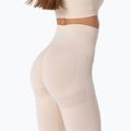 Colanți de antrenament pentru femei Carpatree Allure Seamless cream beige 4