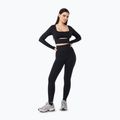 Longsleeve de antrenament pentru femei Carpatree Dopamine Buzz Seamless obsidian black 2