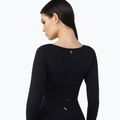 Longsleeve de antrenament pentru femei Carpatree Dopamine Buzz Seamless obsidian black 6