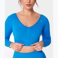 Longsleeve de antrenament pentru femei Carpatree Eris Seamless electric blue 6