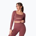 Longsleeve de antrenament pentru femei Carpatree Dopamine Buzz Seamless rose/brown