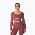 Longsleeve de antrenament pentru femei Carpatree Dopamine Buzz Seamless rose/brown 6