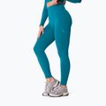 Colanți de antrenament pentru femei Carpatree Dopamine Buzz Seamless petrol green