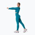 Colanți de antrenament pentru femei Carpatree Dopamine Buzz Seamless petrol green 4