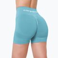 Pantaloni scurți de antrenament pentru femei Carpatree Allure Seamless milky blue 3