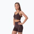 Pantaloni scurți de antrenament pentru femei Carpatree Allure Seamless berry brown