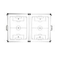 Yakimasport pliabil tactic bord tactic alb 100182