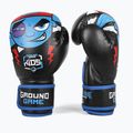 Mănuși de box pentru copii Ground Game Prodigy negru și albastru 7