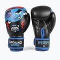 Mănuși de box pentru copii Ground Game Prodigy negru și albastru 8