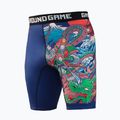 Pantaloni scurți de antrenament pentru bărbați Ground Game Vale Tudo Tatakai albastru 2