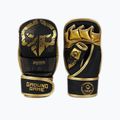 Mănuși de sparring pentru bărbați GroundGame MMA Cage Gold, auriu, MMASPARGLOCGOL