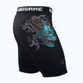 Pantaloni scurți de antrenament pentru bărbați Ground Game Vale Tudo Bushido 3.0 negru/multicolor 3