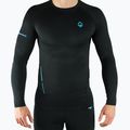Rashguard Ground Game Athletic 3.0 cu mânecă lungă negru RASHATH3LSS
