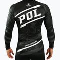 Rashguard Ground Game Polonia mânecă lungă negru 21RASHPOLLSS 2