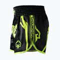 Bărbați Ground Game Muay Thai Neon pantaloni scurți de antrenament negru/verde neon 4