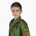 GI pentru jiu-jitsu brazilian pentru copii Ground Game Junior 3.0 verde 2