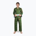 GI pentru Jiu-Jitsu brazilian pentru copii GroundGame Junior 3.0 verde GIJUN3PIN02