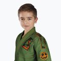 GI pentru Jiu-Jitsu brazilian pentru copii GroundGame Junior 3.0 verde GIJUN3PIN02 2
