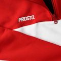 Bluză pentru bărbați PROSTO Half Zip Sweatshirt roșie KL222MSWE1133 4