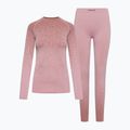 Set de lenjerie termoactivă pentru femei Viking Altis Base Layer pink 8