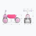 Bicicletă de echilibru pentru copii Milly Mally York pink 2