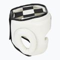 Cască de box  WINDY Genuine Leather white 2