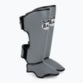 Apărători pentru tibie RAJA BOXING Lightweight Shin Guards Semi Leather grey