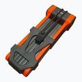 Lacăt pentru bicicletă GERDA Fold 1200W Neo foldable black/orange 4
