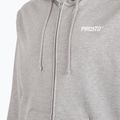 Hanorac pentru bărbați PROSTO Hoodie Logo Zip gray 4
