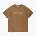 Tricou pentru bărbați PROSTO Big Logo cinnamon beige