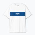 Tricou pentru bărbați PROSTO Root white/navy blue