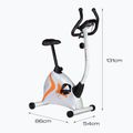 Bicicletă magnetică de fitness HMS Premium M2005, alb, 17-01-017 9