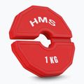 Greutate pe echipament de tip suprapunere HMS TSN100 2 x 1 kg red 2