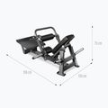 Bancă de exerciții pentru mușchii fesieri HMS Commercial MHT01 Hip Thrust black 3