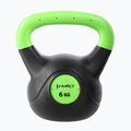 Kettlebell HMS KPC06 6 kg black/green