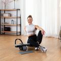 Rolă automată pentru exersarea mușchilor abdominali cu suport HMS KA10 negru 12