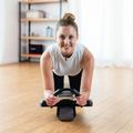 Rolă automată pentru exersarea mușchilor abdominali cu suport HMS KA10 negru 13