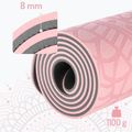 Covoraș de yoga HMS YM10 light pink 3