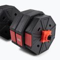 Set de gantere ajustabile cu plăci de greutăți HMS Sgc30, negru și roșu, 17-57-031 6