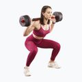 Set de gantere cu conexiune la halteră HMS SGP30 30 kg negru/roșu 9