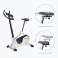 Bicicletă magnetică de fitness HMS Premium M6993, argintiu, 17-01-040 6