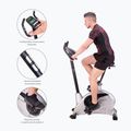 Bicicletă magnetică de fitness HMS Premium M6993, argintiu, 17-01-040 8