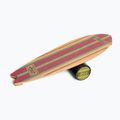 Placă de echilibru cu rolă Trickboard Fish Mermaid roșie-maro TB-17360