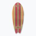 Placă de echilibru cu rolă Trickboard Fish Mermaid roșie-maro TB-17360 3