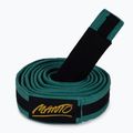 Centura BJJ pentru copii MANTO Tag verde cu bară neagră MNA867_GRN/BLK_M2