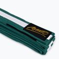 Centura BJJ pentru copii MANTO Tag verde cu bară albă MNA867_GRN/WHT_M2 2