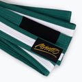 Centura BJJ pentru copii MANTO Tag verde cu bară albă MNA867_GRN/WHT_M2 3