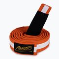 Centură BJJ pentru copii MANTO Tag portocaliu cu bară albă MNA867_ORG/WHT_M1 3