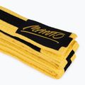Centura BJJ pentru copii MANTO Tag galben cu bară neagră MNA867_YEL/BLK_M0